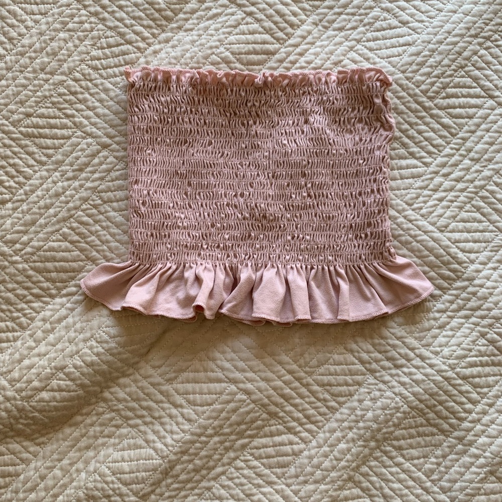 Pretty Pink Tube Top
